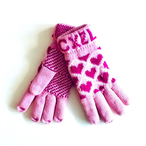 🆕 NWT 🖤 Wool mix double-layer heart gloves - Picture 2 of 2